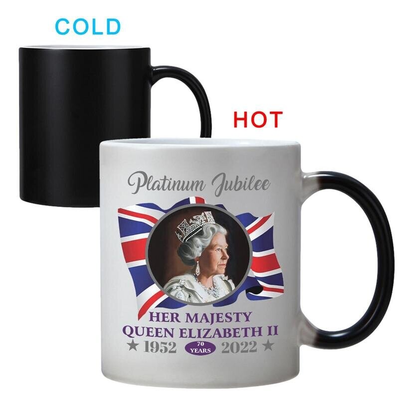 Queens Platinum Jubilee Mug Gift Merchandise Memorabilia Souvenir 2022 70 Years - Foto 9