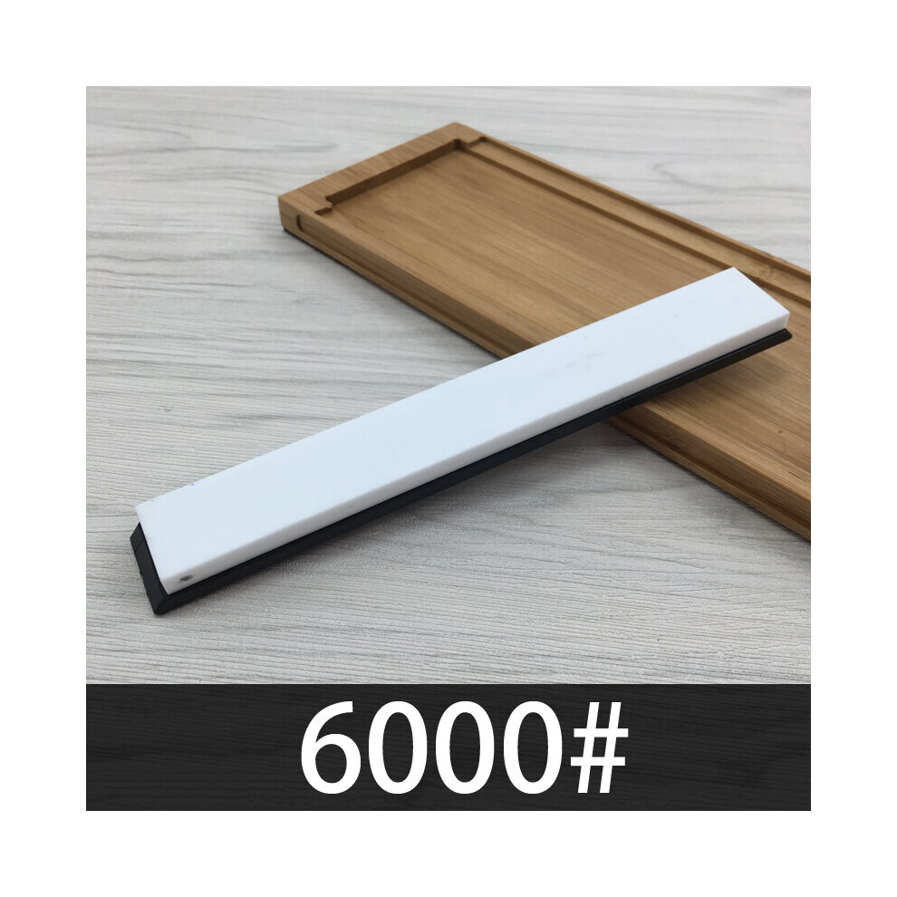 (A-6000Grit Have Base) Sharpening Stone 3000 6000 10000# Natural Polishing Whetstone Knife Sharpener Fixed Knife Sharpener Water For Kitchen Tools 4856906218393
