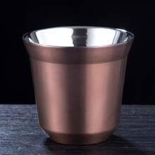 (a-Purple) 80ml Double Wall Stainless Steel Espresso Cup Italian Capsule Heat Insulation Mug Home Brief Portable Thermo Coffee Mugs