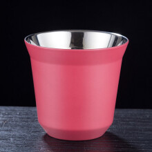 (a-Yellow) 80ml Double Wall Stainless Steel Espresso Cup Italian Capsule Heat Insulation Mug Home Brief Portable Thermo Coffee Mugs