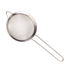 (a-1Pcs 8CM) 1pcs Durable Stainless Steel Kitchen Flour Handheld Twill Screen Mesh Strainer Flour Sieve Oil Strainer Colander Kitchen Tools