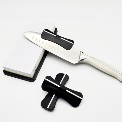 (a-Blue) 8-10 degrees knife sharpener Angle guide Sharpening stone Fixed angle Accessories profession tools kitchen Knife holder 2