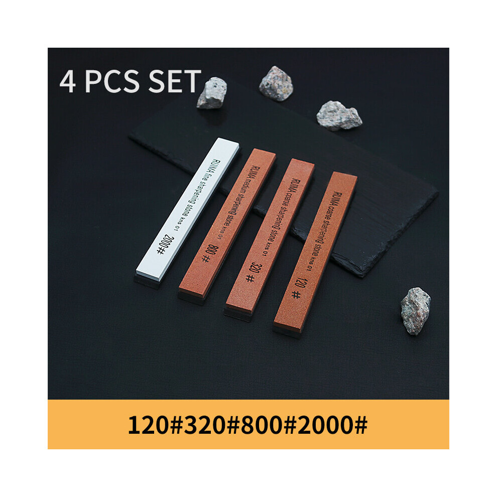 (A-4 Pcs Set -A As Pic-Ship With 24H) Whetstone Sharpening Stone Knife Sharpener Professional Afilador De Cuchillo Sacapuntas Afiador De Faca Messensl 4856906272661