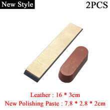 (a-New Set B Ships within 24 hour) Large Leather Strip Polishing Paste Knife Sharpening Cream Household Knife Sharpener Kitchen Sharpening System Whetstone Diamond