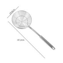 (a-Style 1 20cm) New Stainless Steel Pasta Colander Food Skimmer Multi-Size Noodle Drainer Spoons Flour Sieve Home Kitchen Cooking Utensils