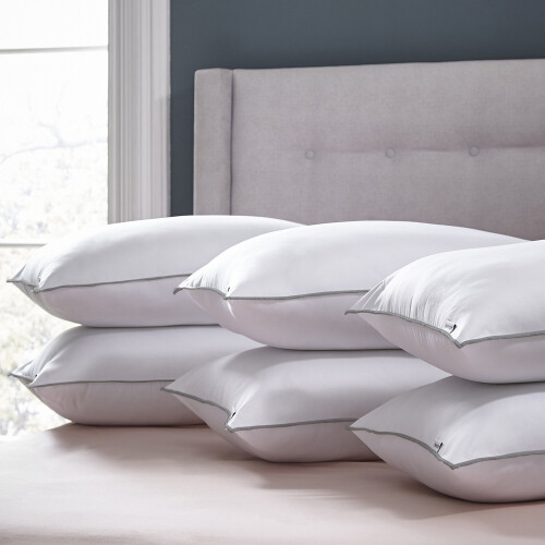 Silentnight Silentnight Luxury Overlocked Ultrabounce Pillow - 6 Pack