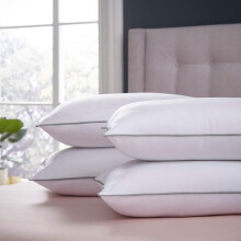 Silentnight Luxury Overlocked Ultrabounce Pillow - 4 Pack