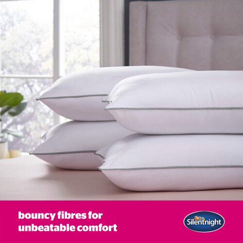 Silentnight Silentnight Luxury Overlocked Ultrabounce Pillow - 4 Pack 2