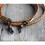 Rustic Braided Leather Eyeglass Chain - Rugged Men's Sunglasses Holder Strap 3