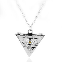 Game Yugioh Necklace 3D Eye Puzzle Pendant Necklace Collar Fans Cosplay Jewelry Gift
