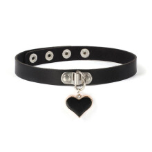 Cosplay Harajuku Punk Rock Gothic Collar Choker Sexy PU Leather Heart Cross Spike Collar Choker Necklace Body Accessories