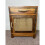 Rustic Bedside Table Rattan Storage Cabinet Vintage Solid Wood Nightstand Unit 2