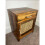 Rustic Bedside Table Rattan Storage Cabinet Vintage Solid Wood Nightstand Unit 4