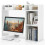 Costway Desk Bookshelf Storage Organizer Display Shelf Rack for Dorm or Office 1