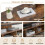 Costway 3-Tier Industrial Coffee Tea Table Home Side Table With 6 Compartments 5