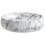 Living And Home Modern Oval Marble Bathroom Vessel Sink 5