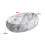 Living And Home Modern Oval Marble Bathroom Vessel Sink 4