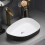 Living And Home Irregular Ceramic Sink Countertop Basin 2