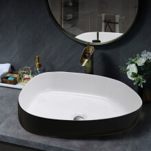 Irregular Ceramic Sink Countertop Basin