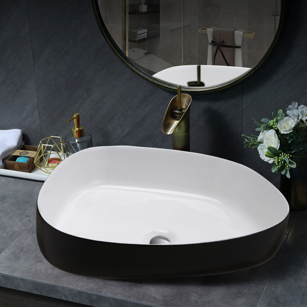 Irregular Ceramic Sink Countertop Basin