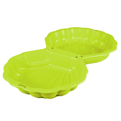 (2 Green) Plastic Sandpit Garden Fun Paddling Pool Sand Pit