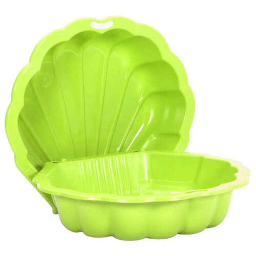 (2 Green) Plastic Sandpit Garden Fun Paddling Pool Sand Pit 2