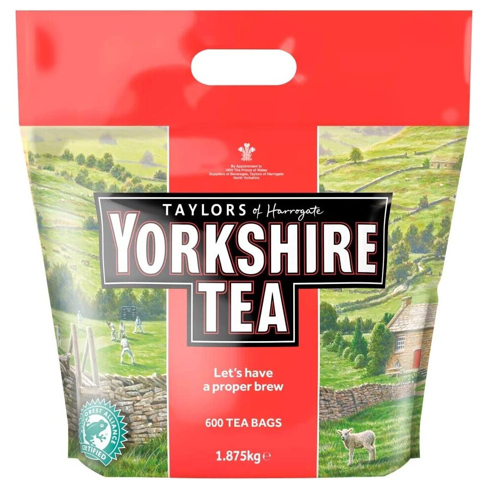 Yorkshire Tea Bags 1.875 Kg (600 Tea Bags)