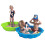 (Blue &  Green) Plastic Sandpit Garden Fun Paddling Pool Sand Pit 2