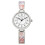 Oasis Oasis Women's Quartz Watch White Dial Analogue Display and Multicolour Bangle 1