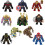 10PCS Super Hero Hulk Thor Loki Big Large Toy Action Mini Figures Fits Lego 1