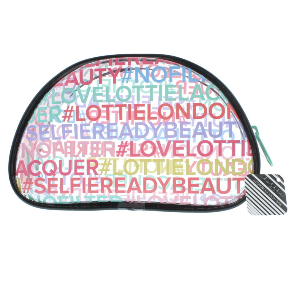 Lottie Weekender Wash Bag Zipped Cosmetic Make-Up Travel Bag