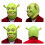 Μάσκα Κοστούμι Shrek Μάσκα Cosplay Κοστούμι Αξεσουάρ Halloween Αναγκαιότητες Καθημερινά 4