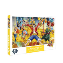 (Treasure) One 1000 Pcs Piece Ruffy Puzzle Adults Teens Stress Relieving Game Toys Gifts
