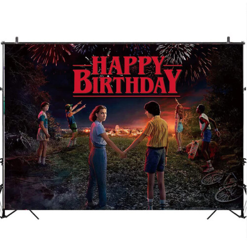 Strangerthings Party Theme Backdrop Decorations Supplie Background Photography 1