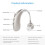 Digital BTE Rechargeable Hearing Amplifier Adjustable Volume Sound Voice Behind Ear Hearing Aid 4
