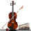 Natural 1/4 Size Acoustic Violin + Case + Bow + Rosin Beginner Student 12