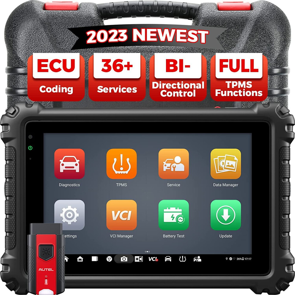 Autel MaxiCOM MK906 Pro-TS All System Auto Diagnostic Tool TPMS Programming ECU Coding Bi-directional Control Scanner