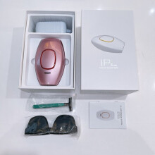 (T12 pink) Laser hair removal device Strong pulse Effective hair removal Hair removal kit Free pair of sunglasses