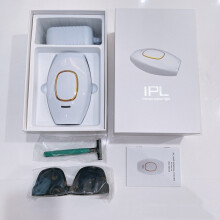 (T12 white) Laser hair removal device Strong pulse Effective hair removal Hair removal kit Free pair of sunglasses