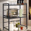 3 Tiers Expandable Microwave Oven Rack with 6 Hooks Kitchen Storage Organiser 8