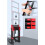 1.7M 5+6 Steps A-frame Folding Aluminium Telescopic Ladder 2