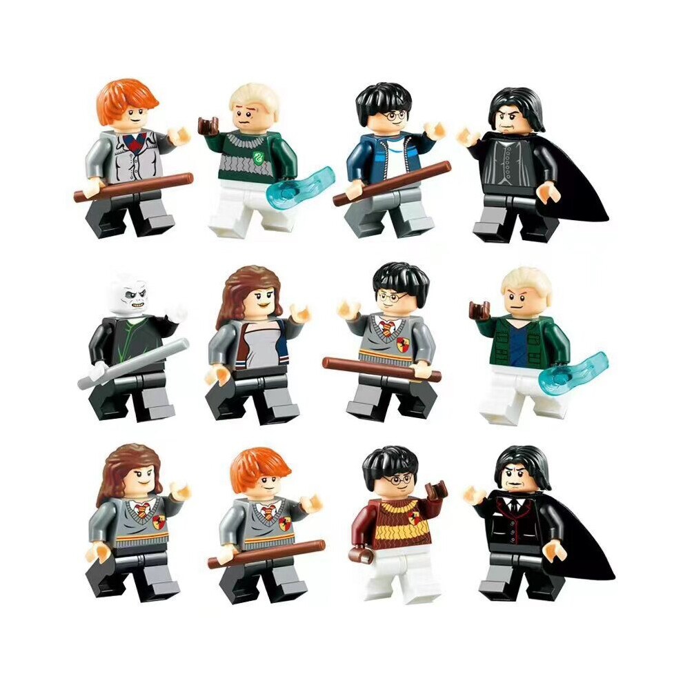 12 PCS Harry Potter building block character Hermione Snaplane Voldemort movie