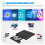 External CD/DVD Drive for Laptop,USB 3.0 Ultra-Slim Portable,CD Burner External Disk Drive Optical Compatible with Desktop Mac,Windows 11/10/8/7 Linux 2
