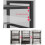 3 Tiers Expandable Microwave Oven Rack with 6 Hooks Kitchen Storage Organiser 5
