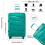 (Blue, 28 inch) One Or Four Pieces Lightweight PP Hard Shell Suitcase With TSA Lock 2