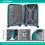 (Blue, 28 inch) One Or Four Pieces Lightweight PP Hard Shell Suitcase With TSA Lock 11