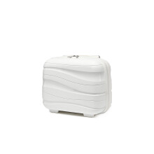 (White, 14 inch) One Or Four Pieces Lightweight PP Hard Shell Suitcase With TSA Lock