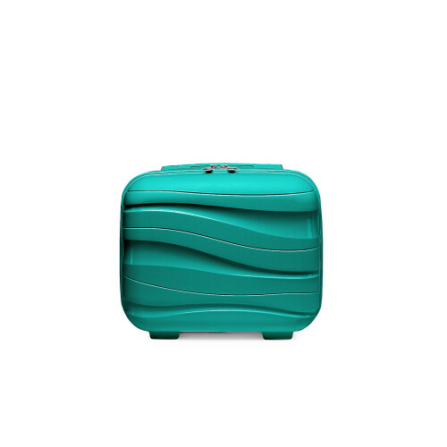 (Blue, 14 inch) One Or Four Pieces Lightweight PP Hard Shell Suitcase With TSA Lock 1