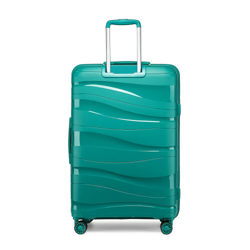 (Blue, 28 inch) One Or Four Pieces Lightweight PP Hard Shell Suitcase With TSA Lock 2