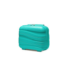 (Blue, 14 inch) One Or Four Pieces Lightweight PP Hard Shell Suitcase With TSA Lock